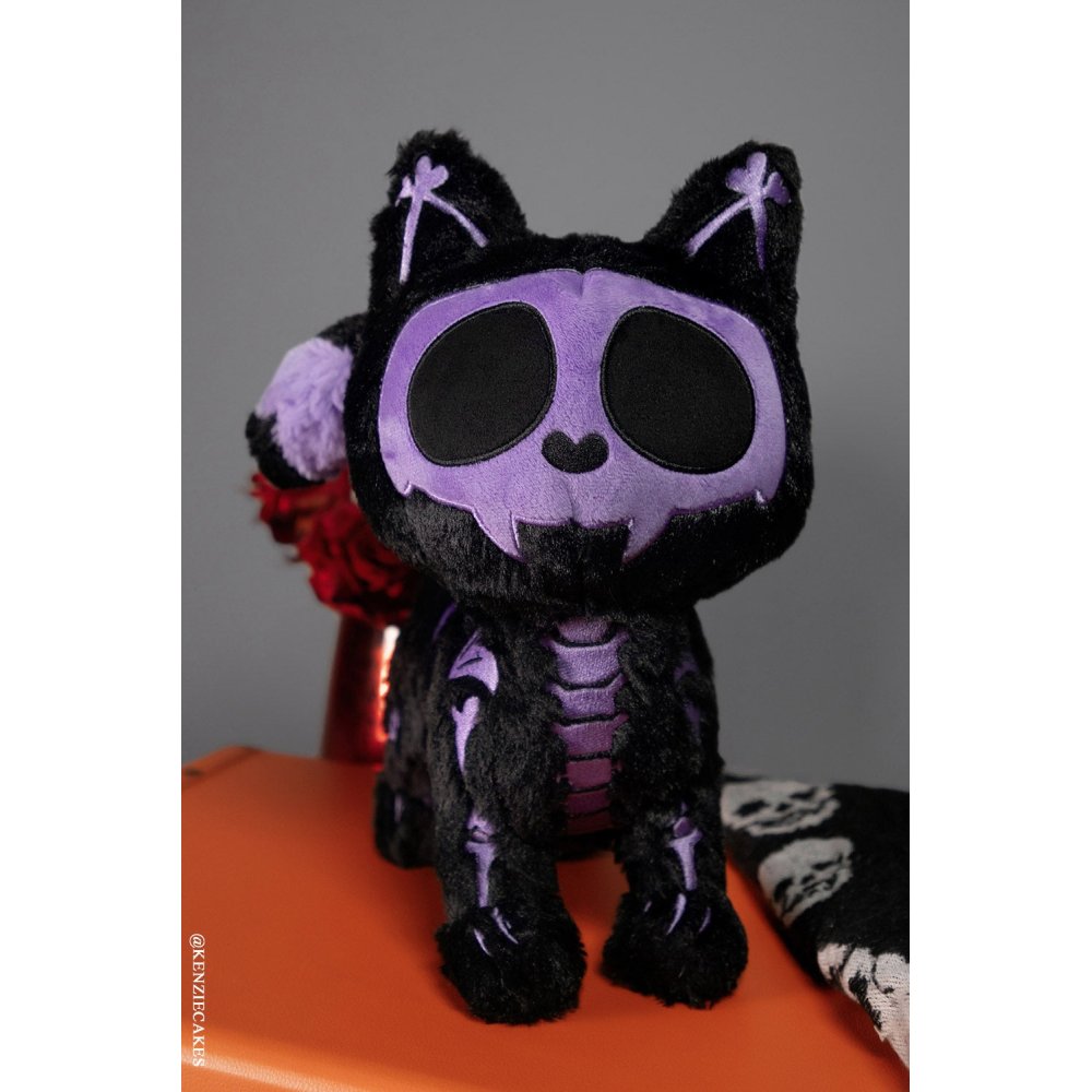 Vampire Freaks - Skelekitty (Purple Bones Limited Edition) PlÃ¼schtier - Schwarz/Lila